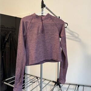 Lululemon Womens Purple Ready to Rulu Long Sleeve Quarter Zip
